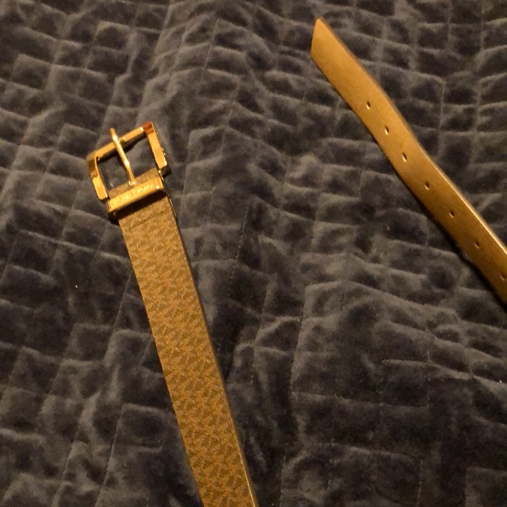 Brand new (w/tag) Michael Kors built (MK) on the front & plain tan on the back